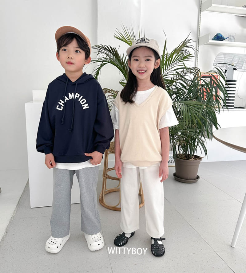 Witty Boy - Korean Children Fashion - #designkidswear - Andy Vest - 10
