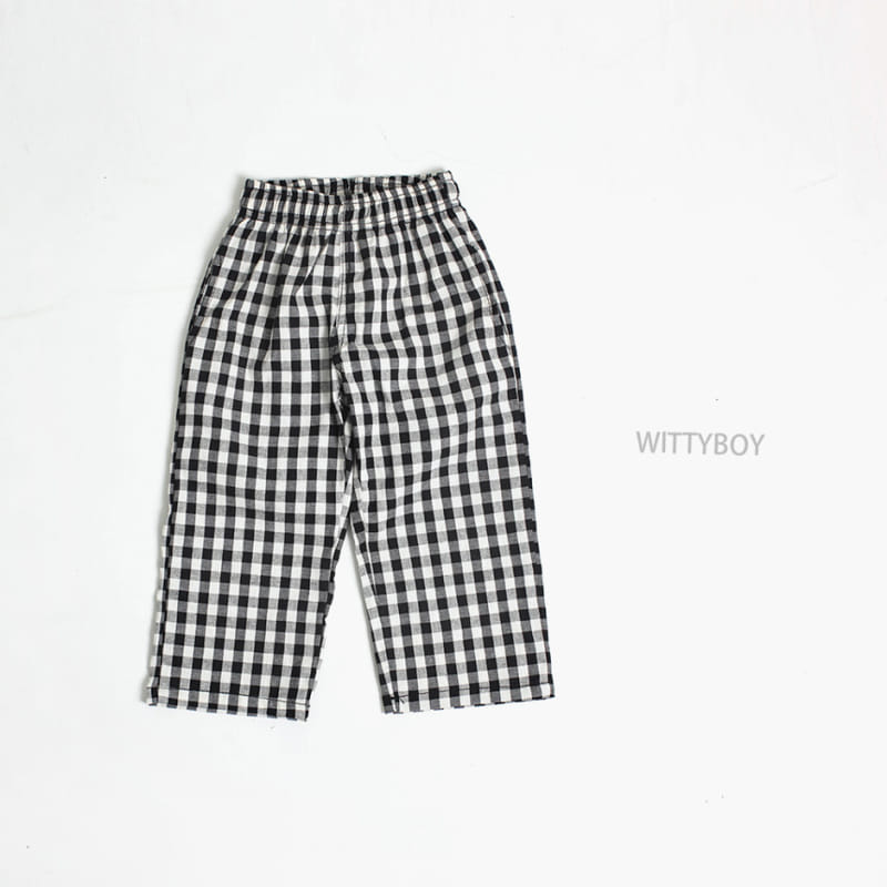 Witty Boy - Korean Children Fashion - #designkidswear - Momo Check Pants