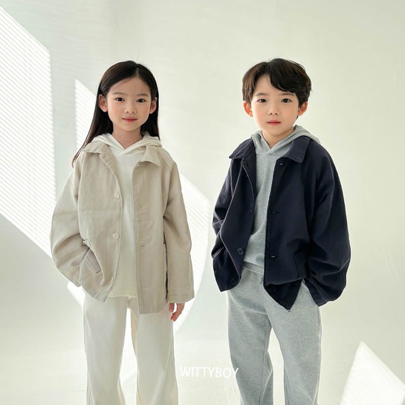 Witty Boy - Korean Children Fashion - #designkidswear - Jerry Hoody - 6