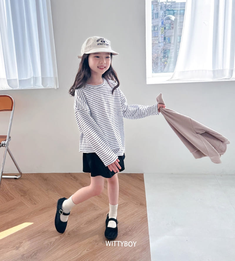 Witty Boy - Korean Children Fashion - #discoveringself - Multi Stripes Tee - 12