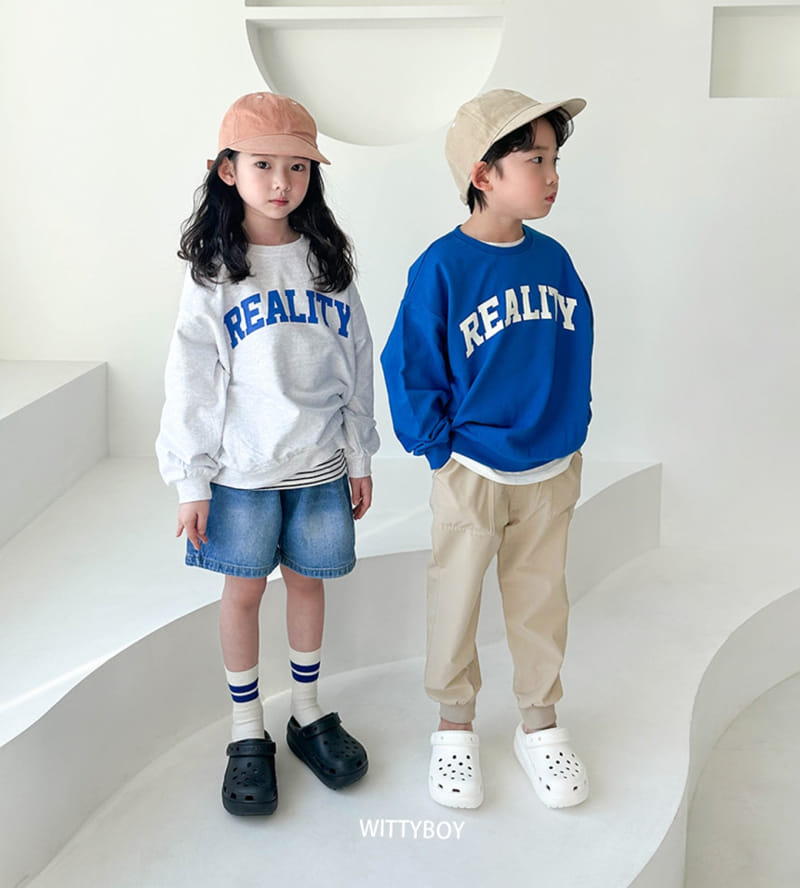 Witty Boy - Korean Children Fashion - #discoveringself - Reality Sweatshirt - 3