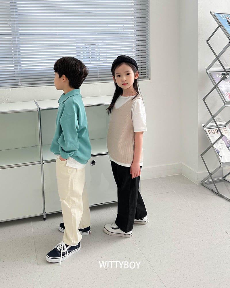 Witty Boy - Korean Children Fashion - #discoveringself - Easy Cut Pants - 8