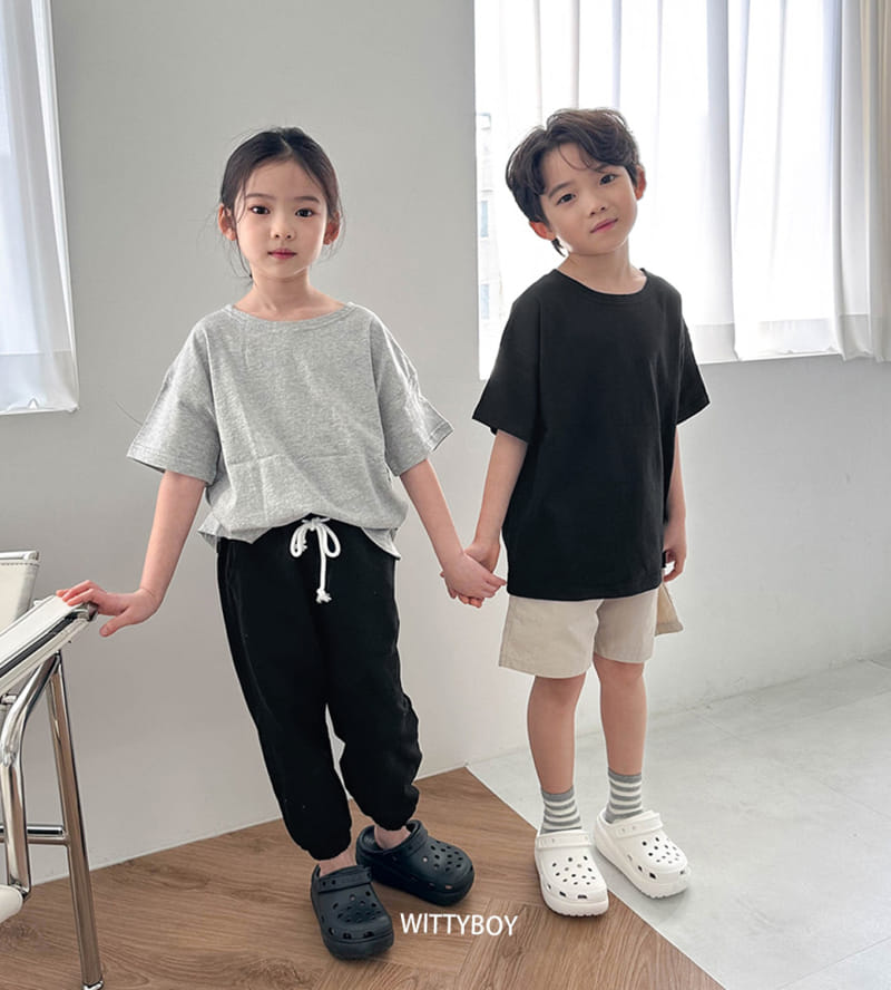 Witty Boy - Korean Children Fashion - #designkidswear - Inner Short Sleeves Tee - 4