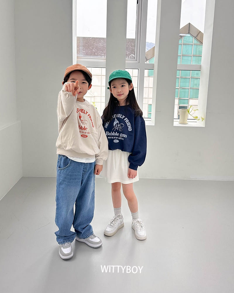Witty Boy - Korean Children Fashion - #discoveringself - Bubble Sweatshirt - 4
