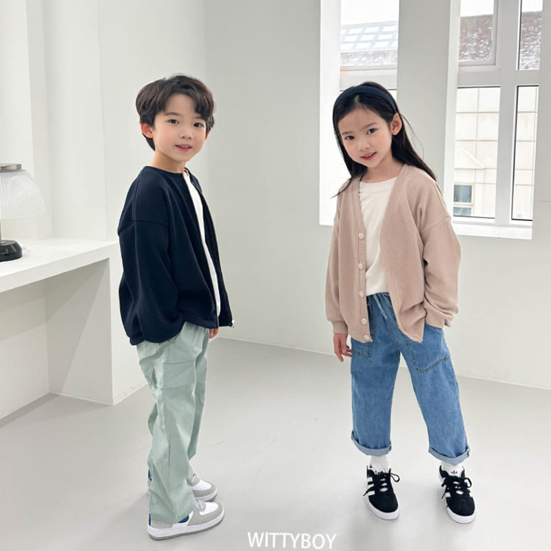 Witty Boy - Korean Children Fashion - #fashionkids - Leave Zip-up - 8