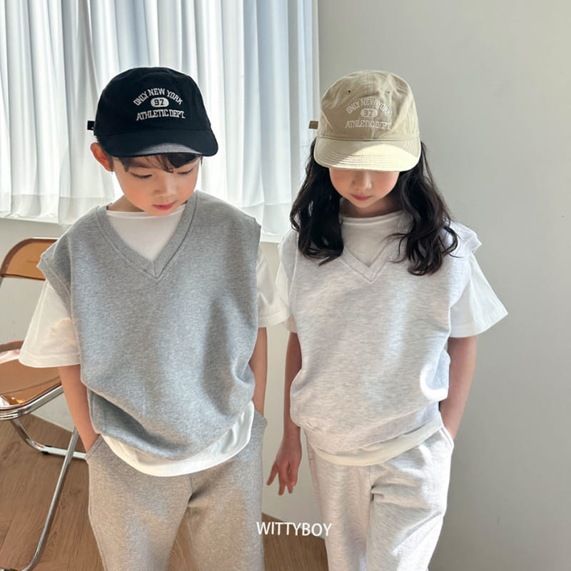 Witty Boy - Korean Children Fashion - #fashionkids - Lettering Cap - 7