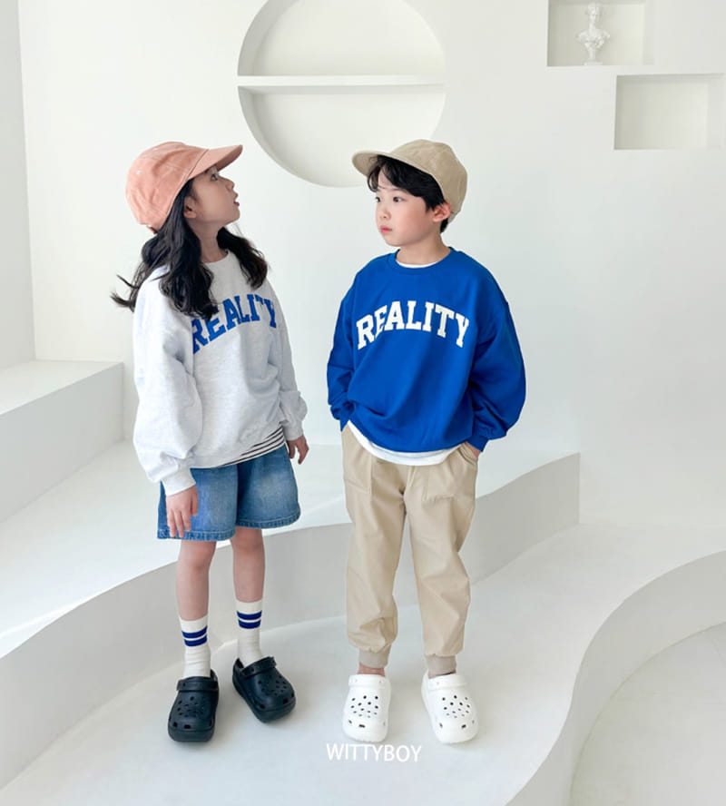 Witty Boy - Korean Children Fashion - #discoveringself - Reality Sweatshirt - 4