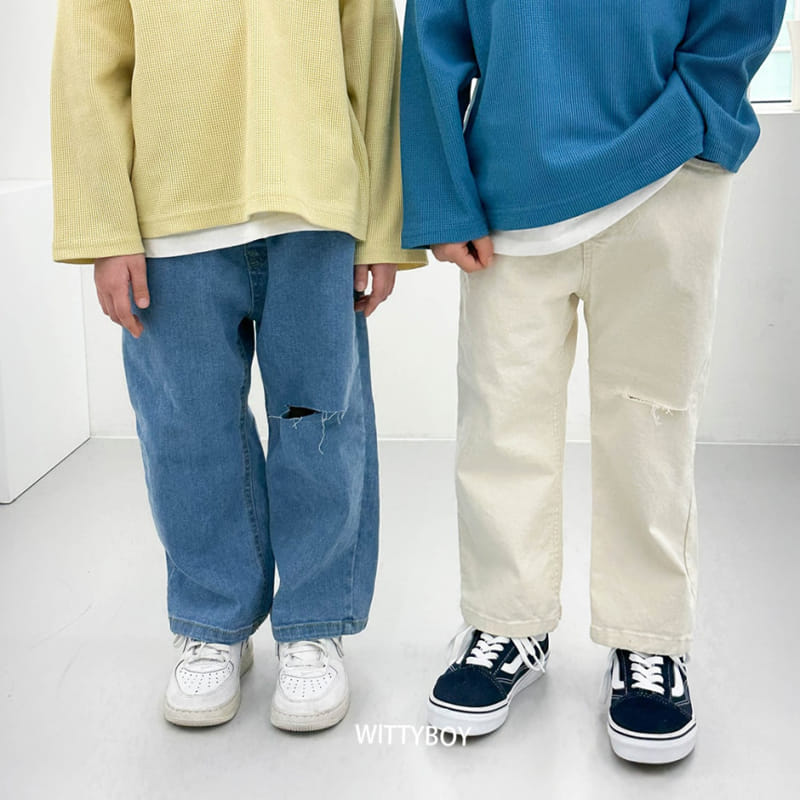 Witty Boy - Korean Children Fashion - #fashionkids - Easy Cut Pants - 9