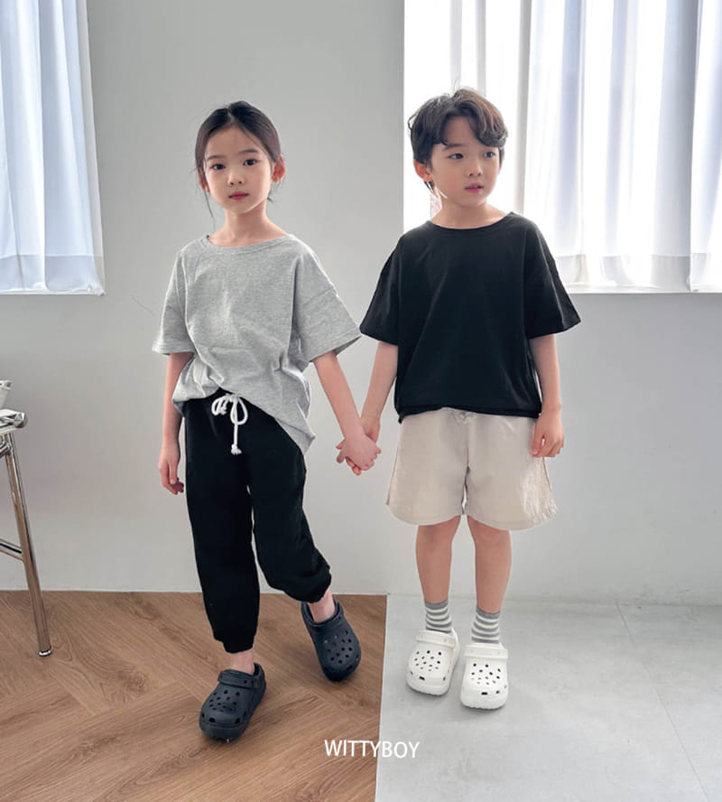 Witty Boy - Korean Children Fashion - #fashionkids - Inner Short Sleeves Tee - 5