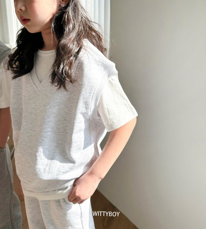 Witty Boy - Korean Children Fashion - #fashionkids - Uni Vest - 6