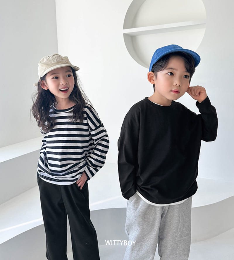 Witty Boy - Korean Children Fashion - #kidsshorts - Roy Span Tee - 12