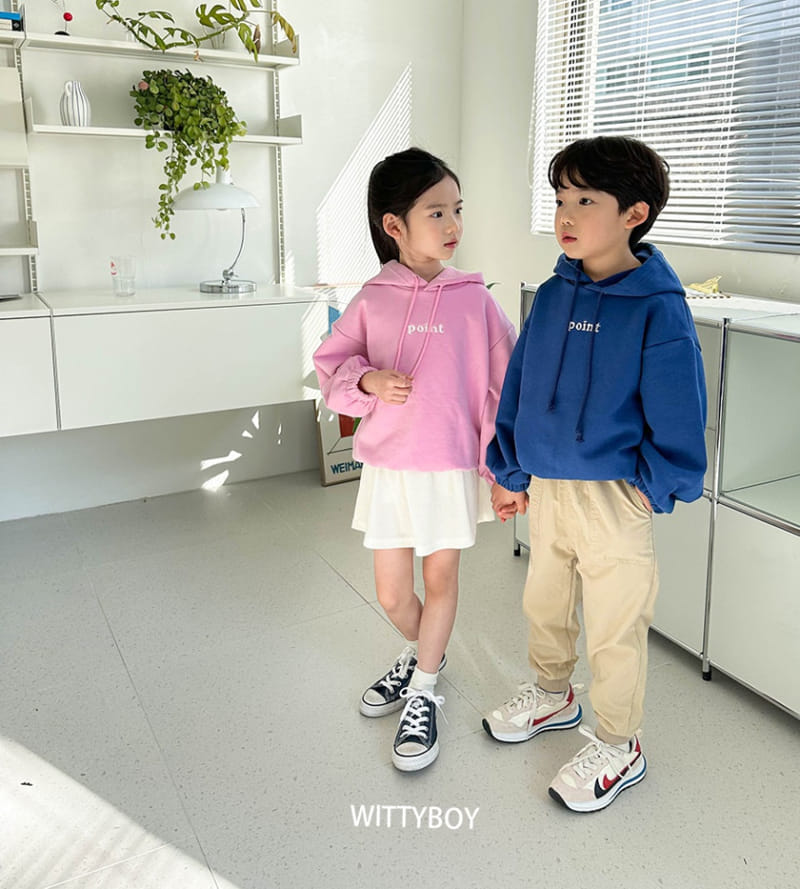 Witty Boy - Korean Children Fashion - #kidsshorts - Point Hoody - 2
