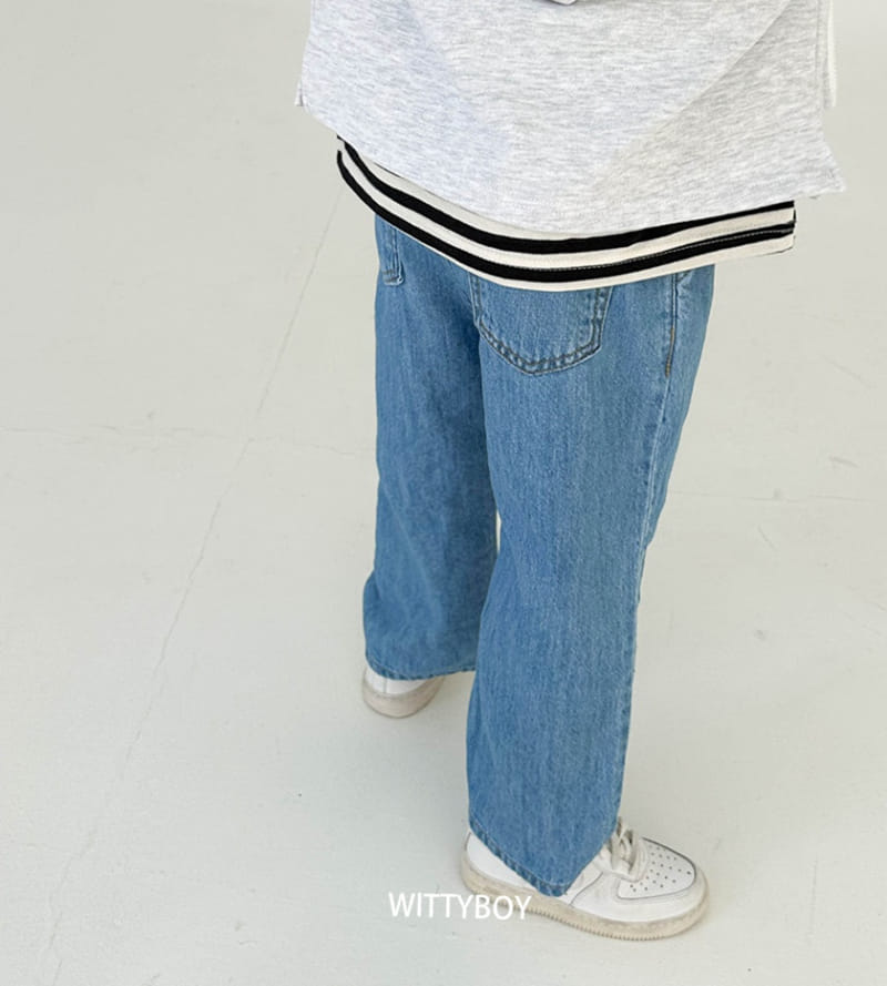 Witty Boy - Korean Children Fashion - #kidsshorts - Soft Jeans - 5