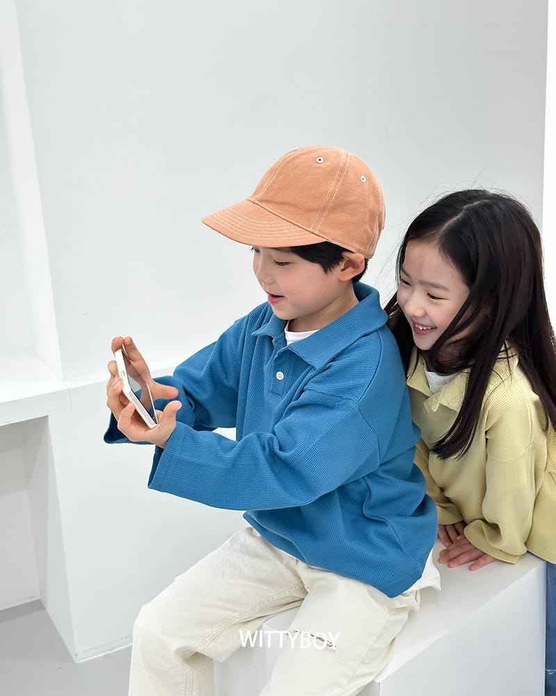 Witty Boy - Korean Children Fashion - #kidsshorts - Croiffle Tee - 8
