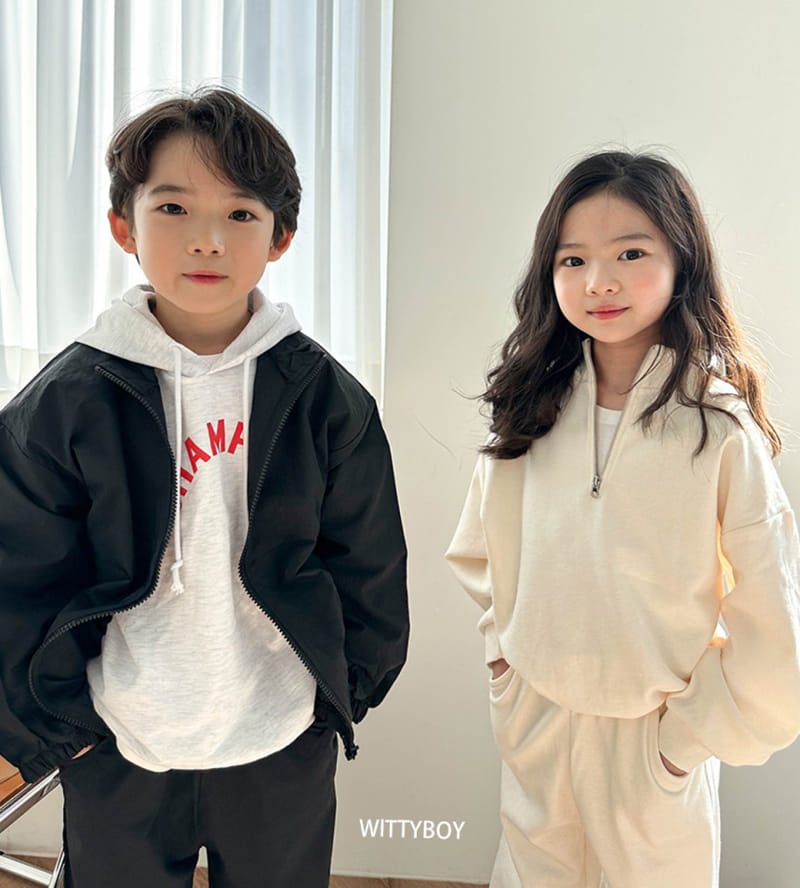 Witty Boy - Korean Children Fashion - #kidsshorts - Champion Hoody - 9