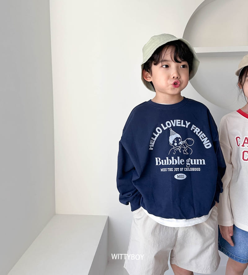 Witty Boy - Korean Children Fashion - #kidsstore - Bubble Sweatshirt - 6