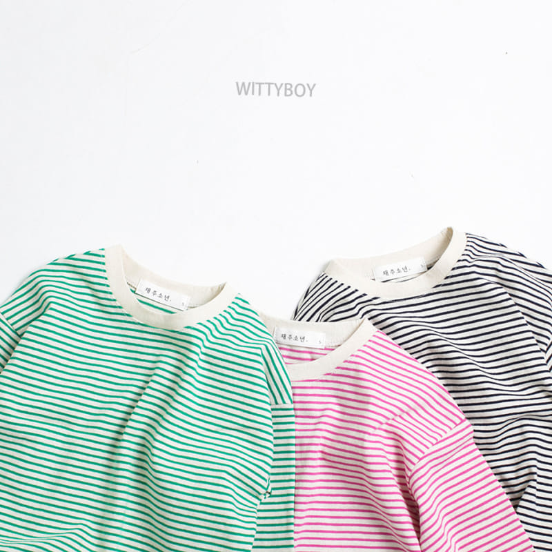 Witty Boy - Korean Children Fashion - #kidsstore - Lucy Stripes Tee