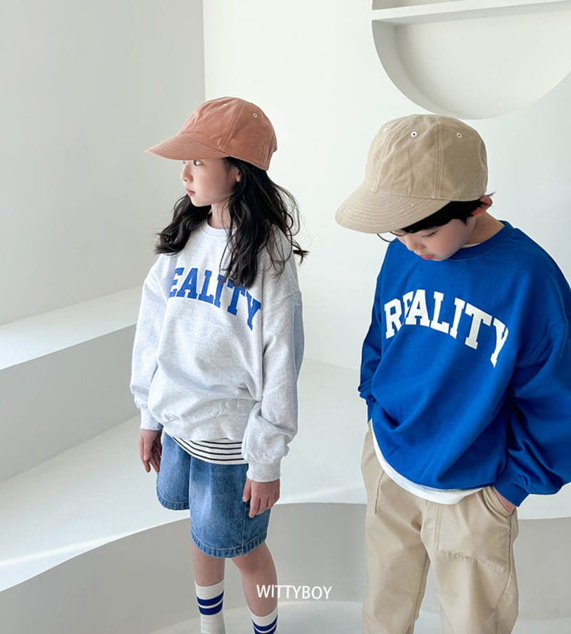 Witty Boy - Korean Children Fashion - #kidsstore - Reality Sweatshirt - 6