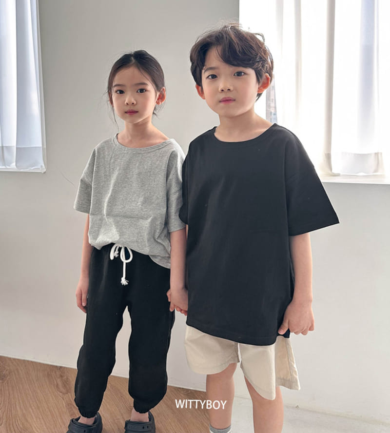 Witty Boy - Korean Children Fashion - #kidsstore - Inner Short Sleeves Tee - 7