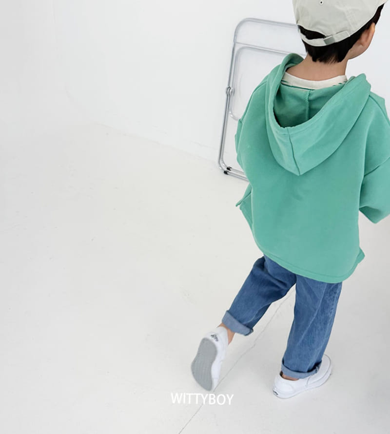 Witty Boy - Korean Children Fashion - #kidsstore - Tutu Hoody Zip-up - 12