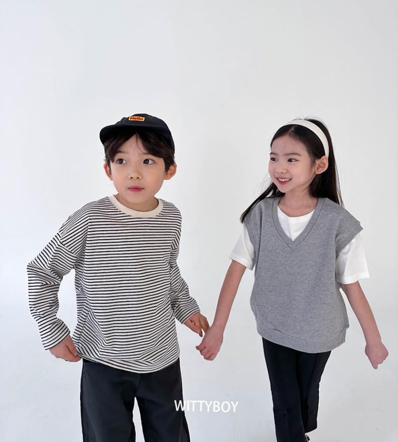 Witty Boy - Korean Children Fashion - #kidsstore - Uni Vest - 8