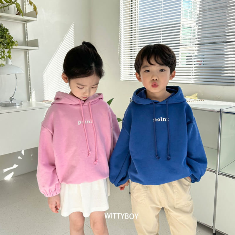Witty Boy - Korean Children Fashion - #kidsstore - Point Hoody - 4