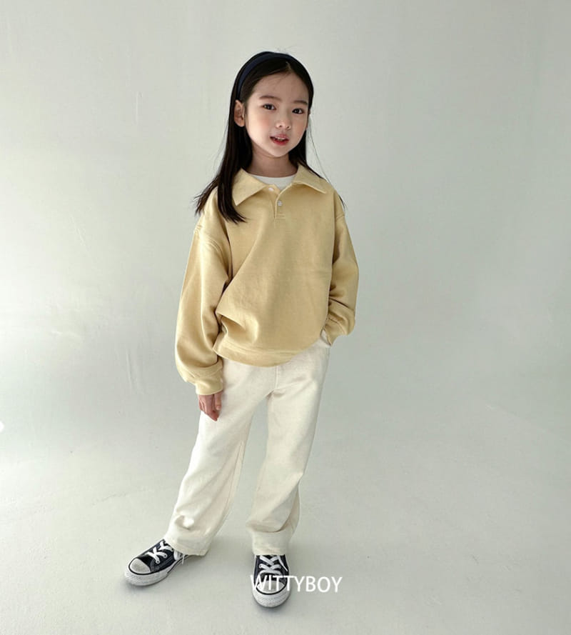 Witty Boy - Korean Children Fashion - #kidzfashiontrend - Coco Collar Sweatshirt - 3