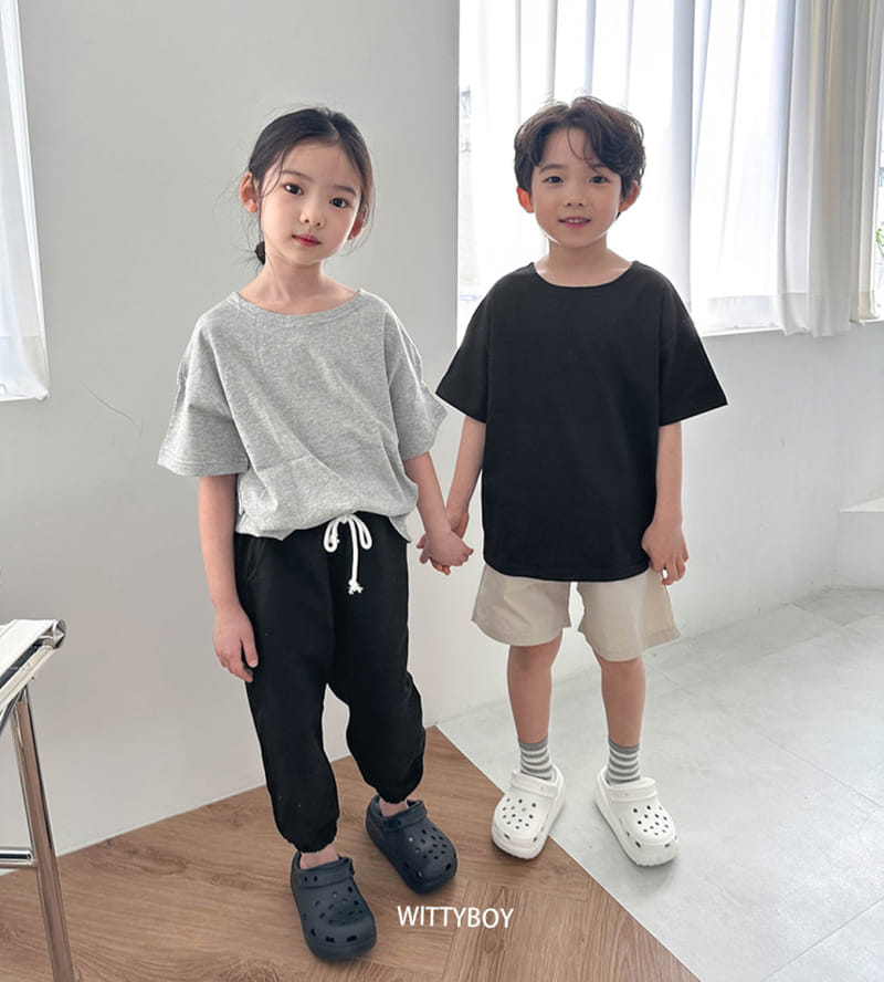 Witty Boy - Korean Children Fashion - #kidzfashiontrend - Inner Short Sleeves Tee - 8