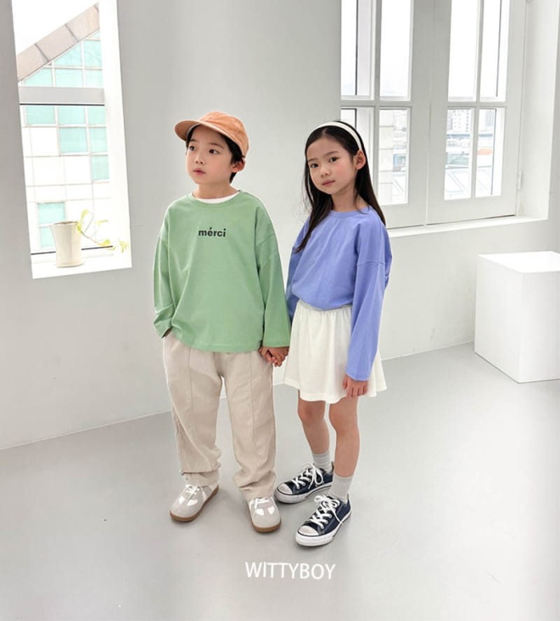Witty Boy - Korean Children Fashion - #kidzfashiontrend - Merci Tee - 5