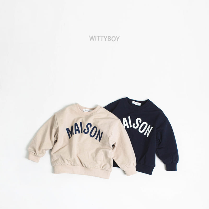 Witty Boy - Korean Children Fashion - #littlefashionista - Masion Sweatshirt - 6