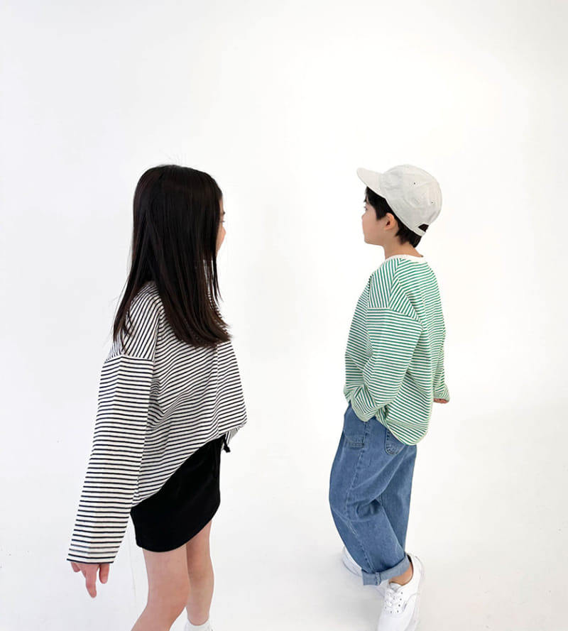 Witty Boy - Korean Children Fashion - #Kfashion4kids - Lucy Stripes Tee - 4