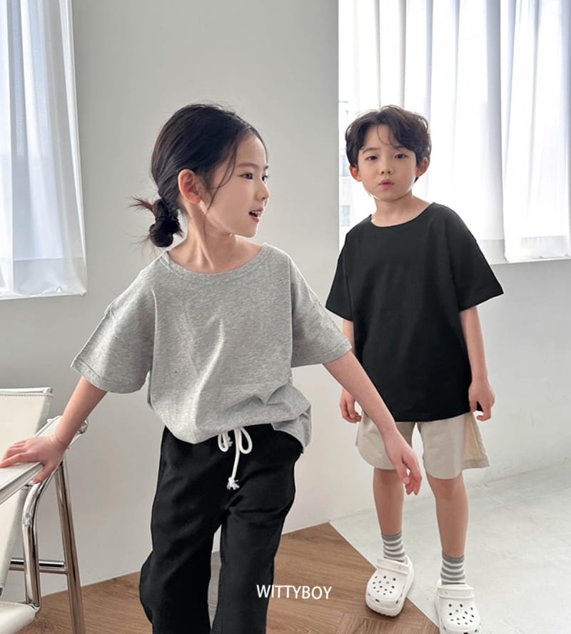 Witty Boy - Korean Children Fashion - #littlefashionista - Inner Short Sleeves Tee - 10