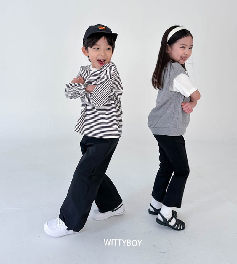 Witty Boy - Korean Children Fashion - #littlefashionista - Uni Vest - 11