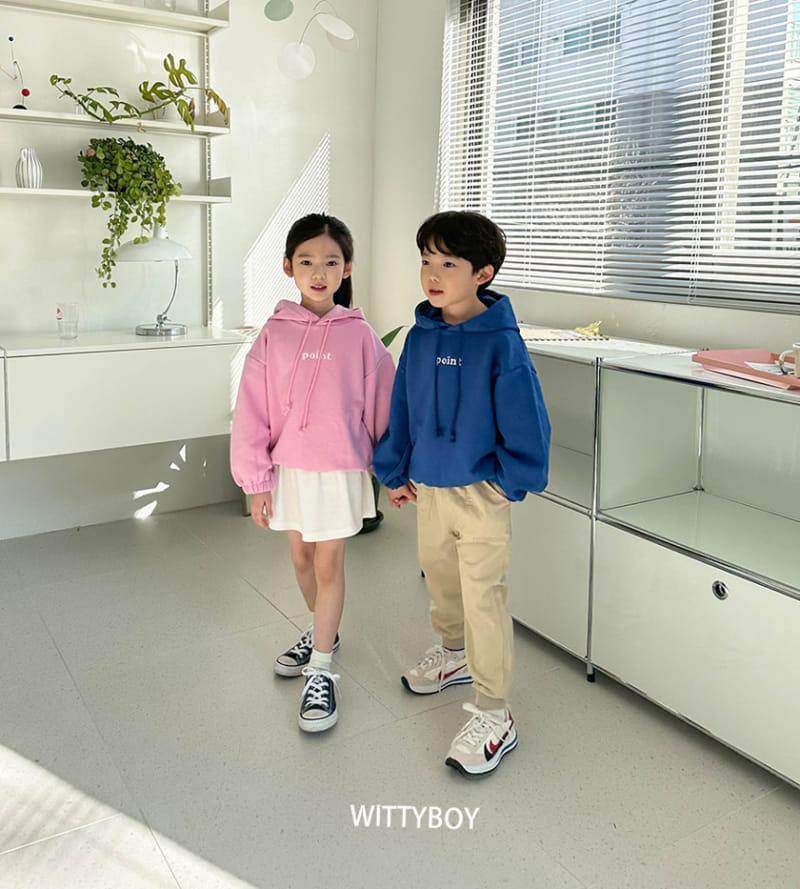 Witty Boy - Korean Children Fashion - #magicofchildhood - Point Hoody - 7