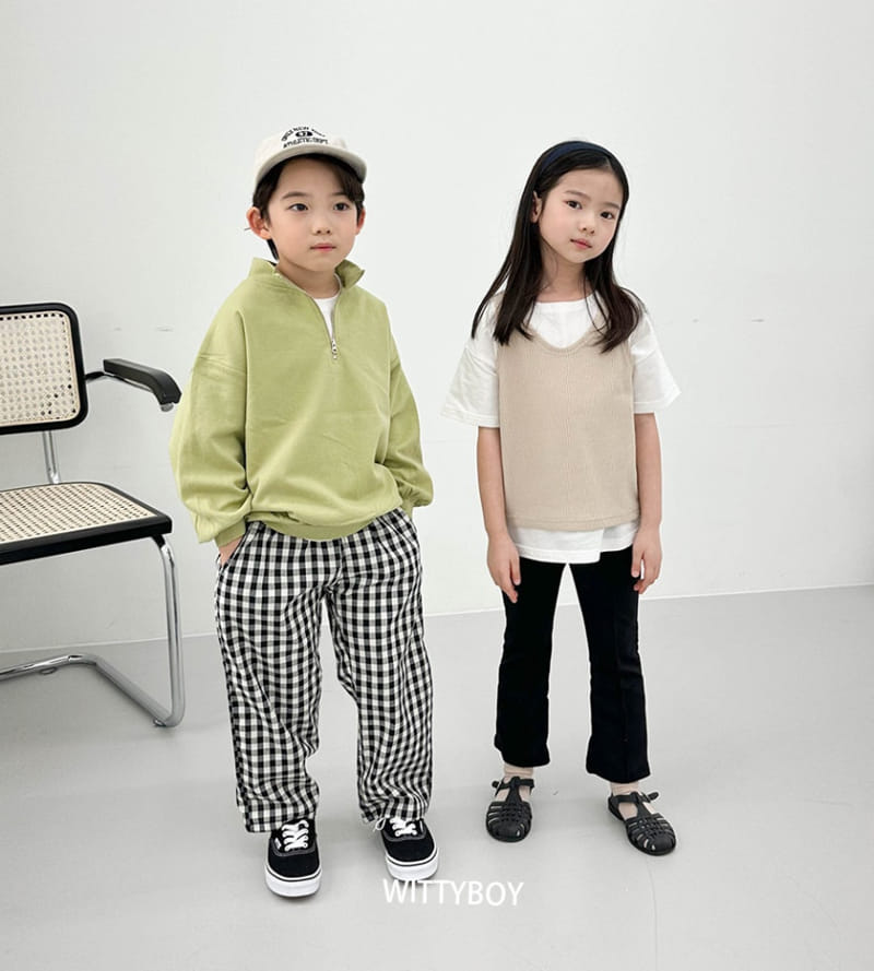 Witty Boy - Korean Children Fashion - #magicofchildhood - Momo Check Pants - 9