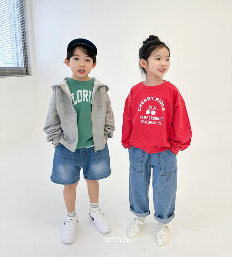 Witty Boy - Korean Children Fashion - #magicofchildhood - Cherry Sweatshirt - 8