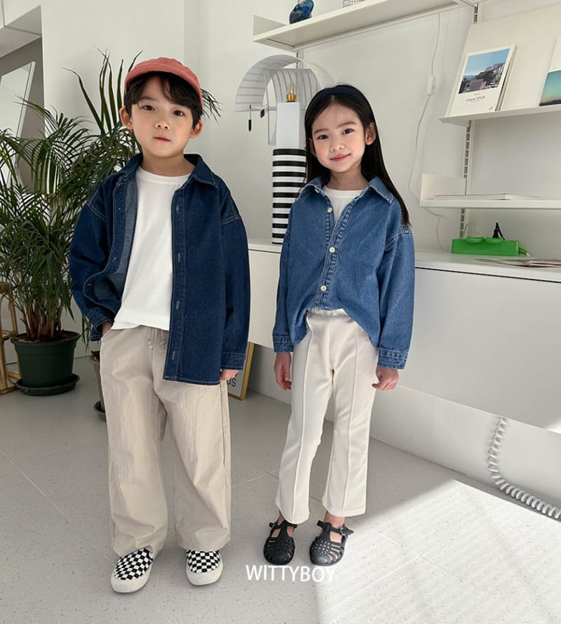 Witty Boy - Korean Children Fashion - #magicofchildhood - Joy Denim Shirt - 12