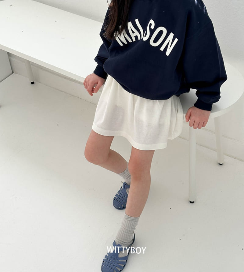Witty Boy - Korean Children Fashion - #minifashionista - Masion Sweatshirt - 8