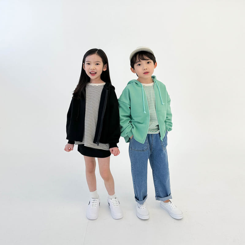 Witty Boy - Korean Children Fashion - #minifashionista - Lucy Stripes Tee - 6