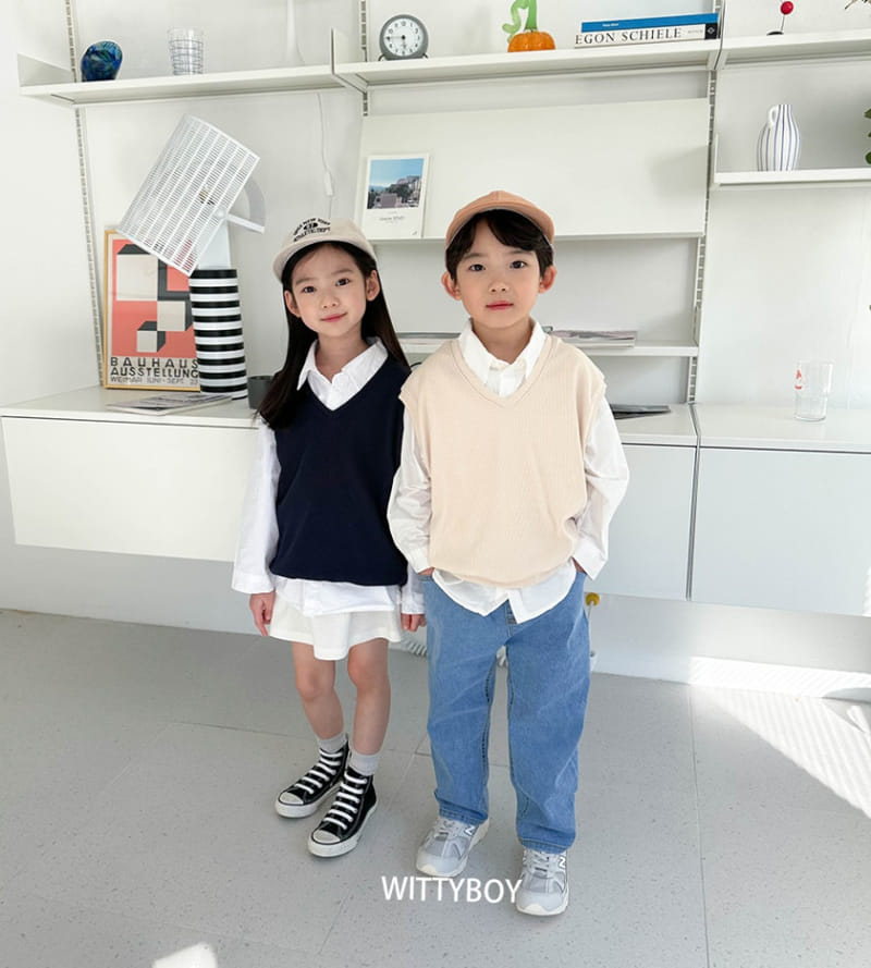 Witty Boy - Korean Children Fashion - #minifashionista - Andy Vest - 3