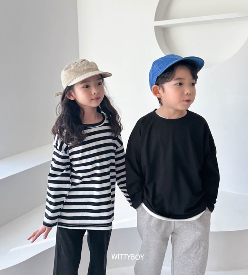 Witty Boy - Korean Children Fashion - #prettylittlegirls - Multi Stripes Tee - 5