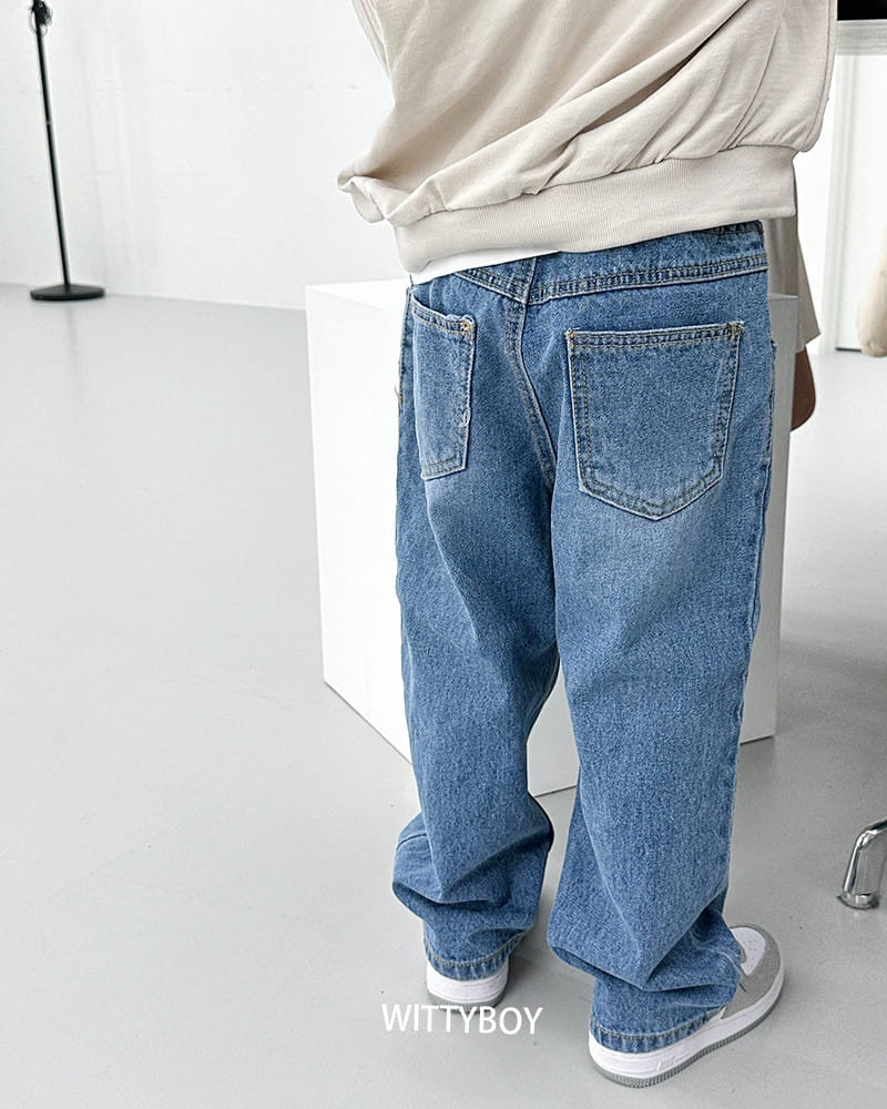 Witty Boy - Korean Children Fashion - #prettylittlegirls - Signiture Jeans - 7