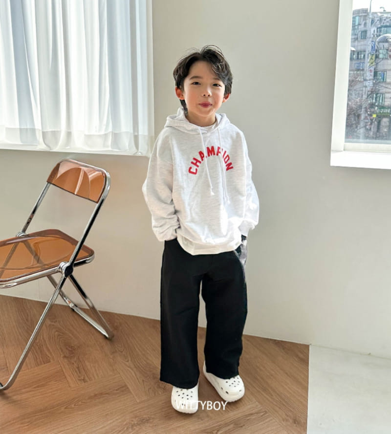 Witty Boy - Korean Children Fashion - #prettylittlegirls - Champion Hoody - 2