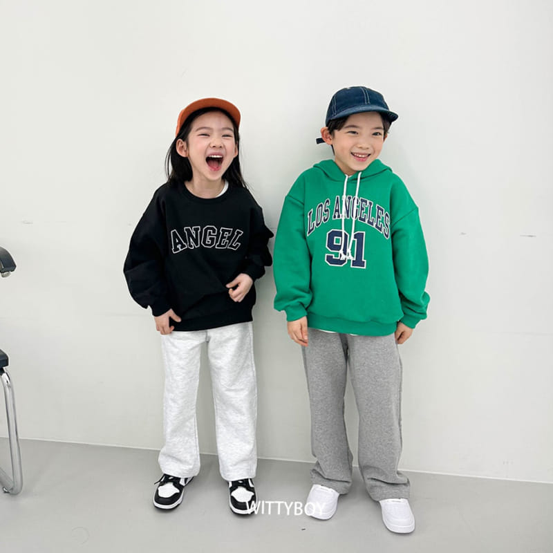 Witty Boy - Korean Children Fashion - #stylishchildhood - Angel Sweatshirt - 11