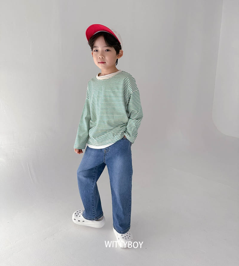 Witty Boy - Korean Children Fashion - #stylishchildhood - Lucy Stripes Tee - 10