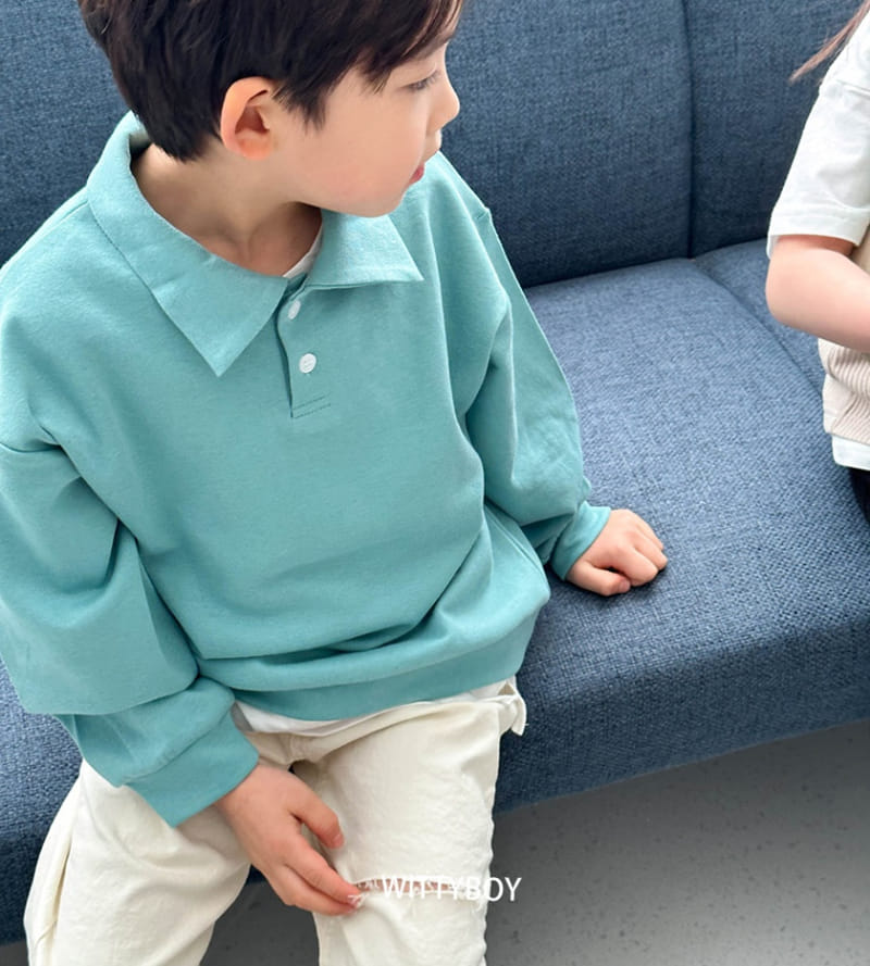 Witty Boy - Korean Children Fashion - #stylishchildhood - Coco Collar Sweatshirt - 11