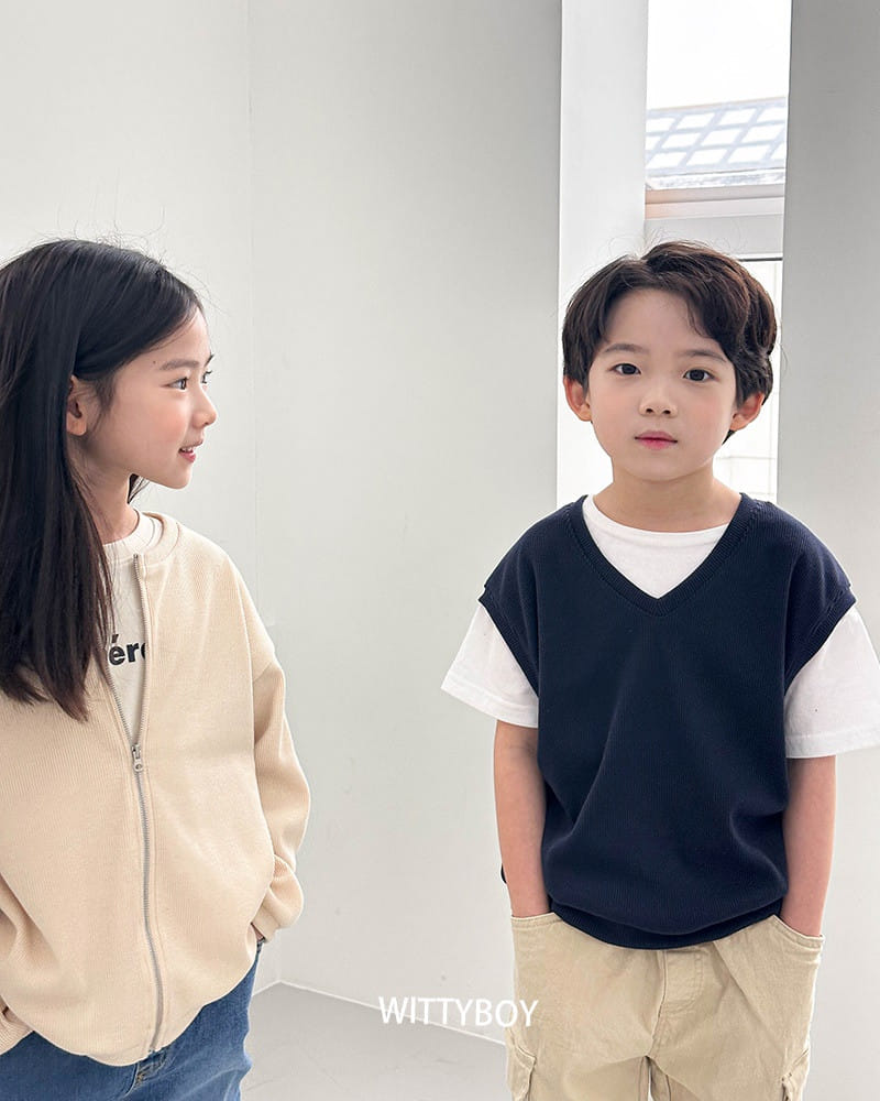 Witty Boy - Korean Children Fashion - #todddlerfashion - Andy Vest - 5