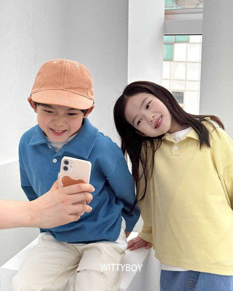 Witty Boy - Korean Children Fashion - #todddlerfashion - Mono Stitch Cap - 7