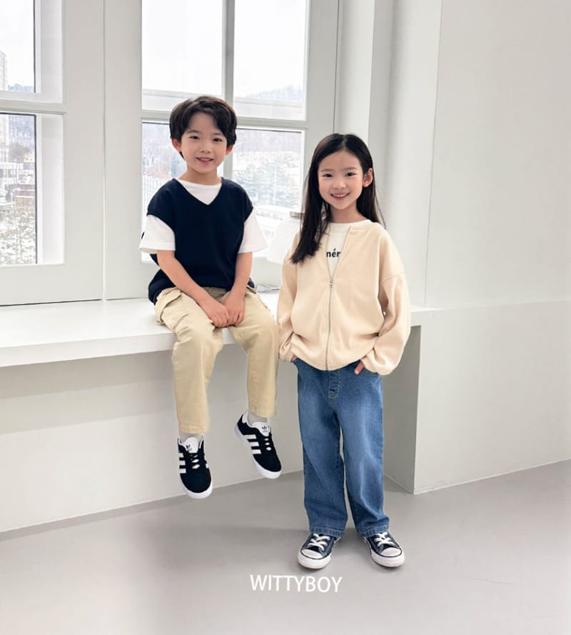 Witty Boy - Korean Children Fashion - #toddlerclothing - Andy Vest - 6