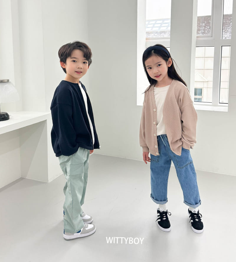 Witty Boy - Korean Children Fashion - #toddlerclothing - Leave Zip-up - 2